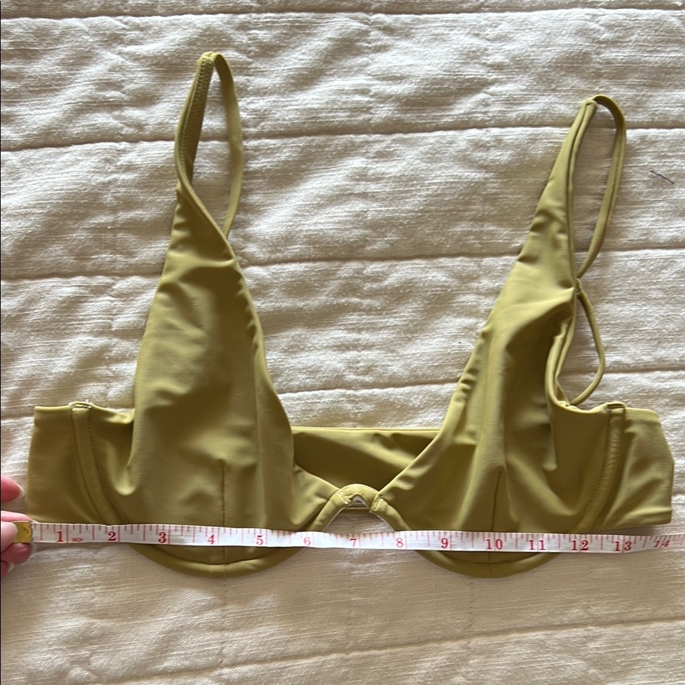 Mikoh Swim | NWOT Green Underwire Bikini Top | L - Picture 6 of 6